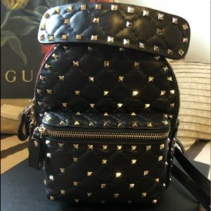 💜Sold😟Authentic Rockstud Spike Small Backpack